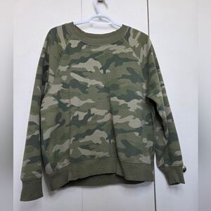 Old Navy Olive Green Camo Sweatshirt